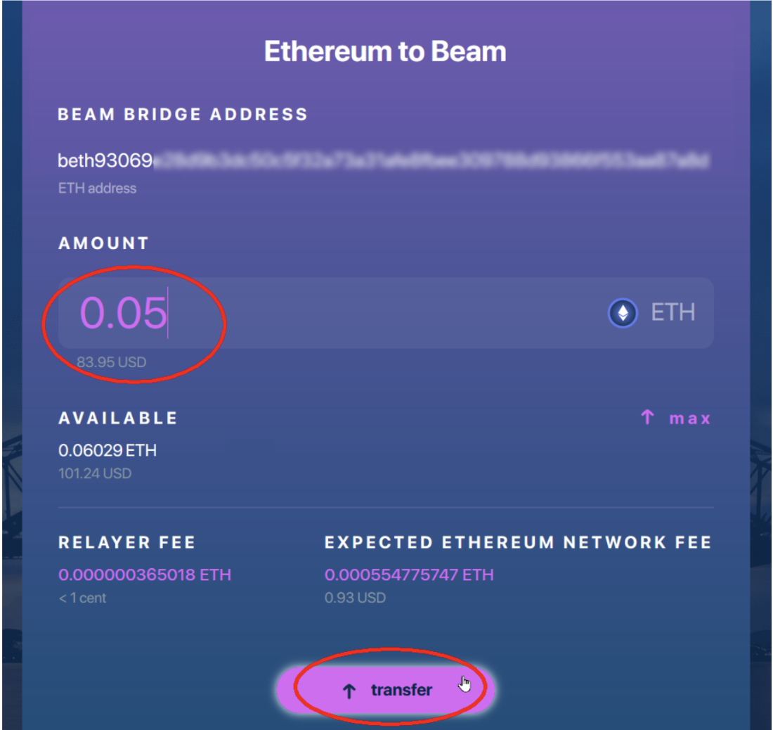 Creating cross-chain Transactions - BEAM: Confidential DeFi & Crypto